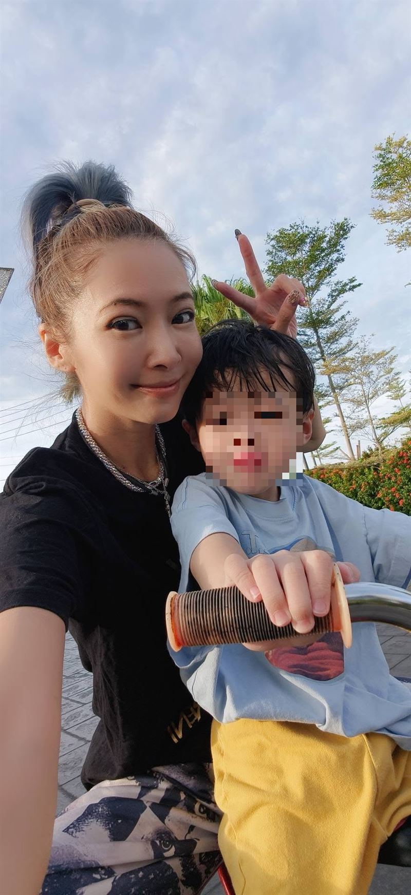 Makiyo喜迎兒子俊俊4歲生日,感性告白兒子。(圖/翻攝自Makiyo new 川島茉樹代臉書)