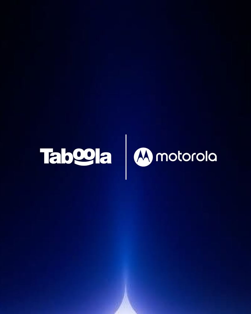 Taboola與Motorola展開戰略合作,將DeeperDive AI問答引擎導入指定moto g系列手機鎖定畫面。(圖/Taboola提供)