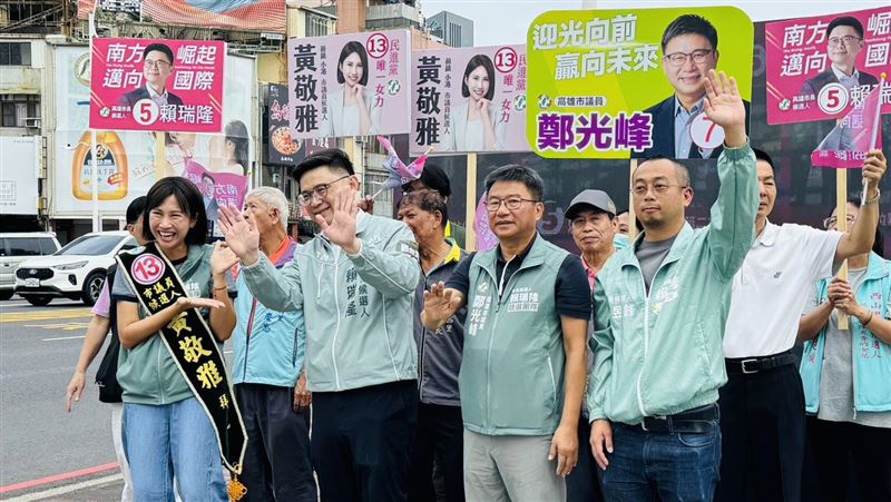 賴瑞隆攜手高雄隊八地同步站路口