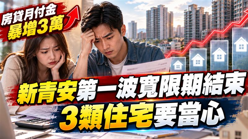 新青安第一波寬限期結束　3類住宅要當心
