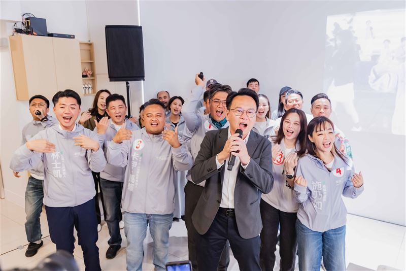 莊競程最新競選歌曲，由金曲獎製作人柯智豪創作。（圖／民進黨新竹市黨部提供）