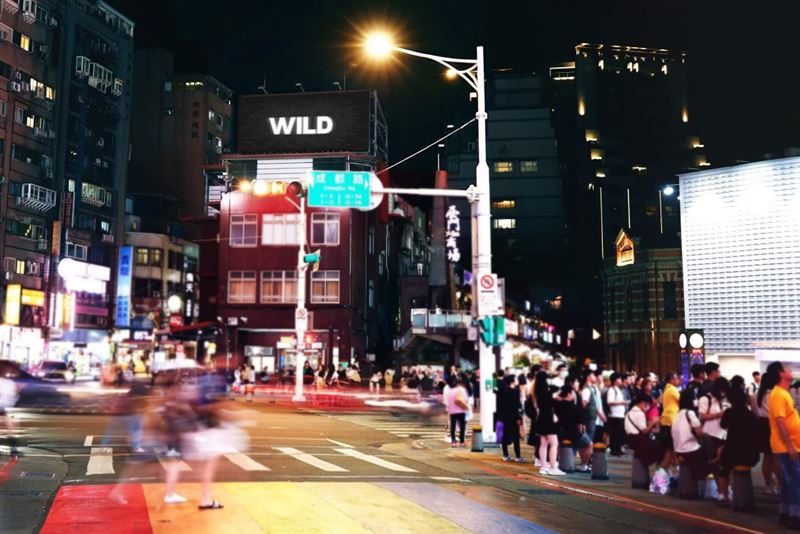 西門町突現「WILD」預告引熱議,今日正式公布KATSEYE將首度來台開唱。(圖/Live Nation Taiwan提供)