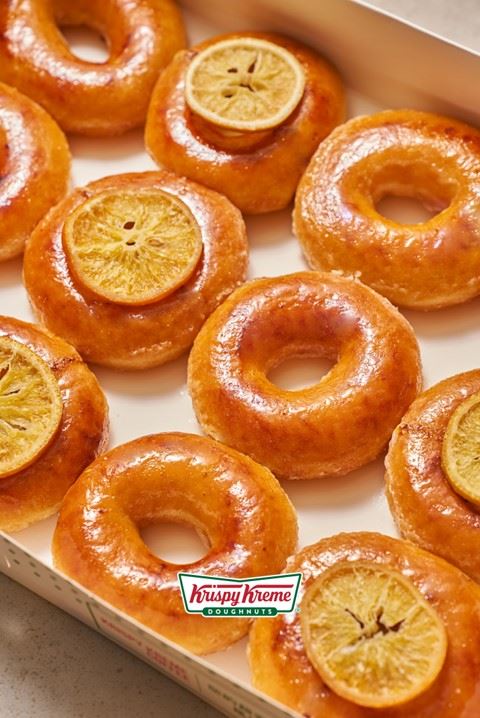 Krispy Kreme「烤布蕾甜甜圈」限時18天開吃。(圖／Krispy Kreme提供）