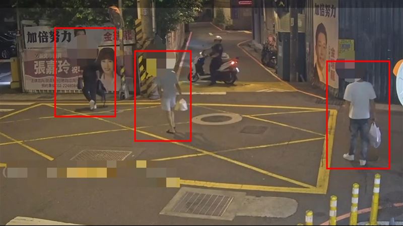 警方發現李男、黃男與陳男等3人行跡可疑。（圖／翻攝畫面）