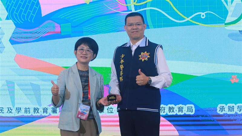 新北少年隊守護中輟生獲肯定 連8年獲表揚