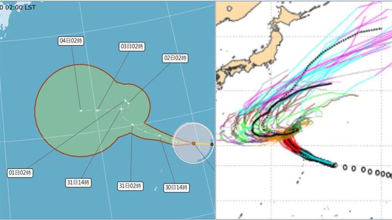 煙花再轉強颱！下週又一波北東變天降溫