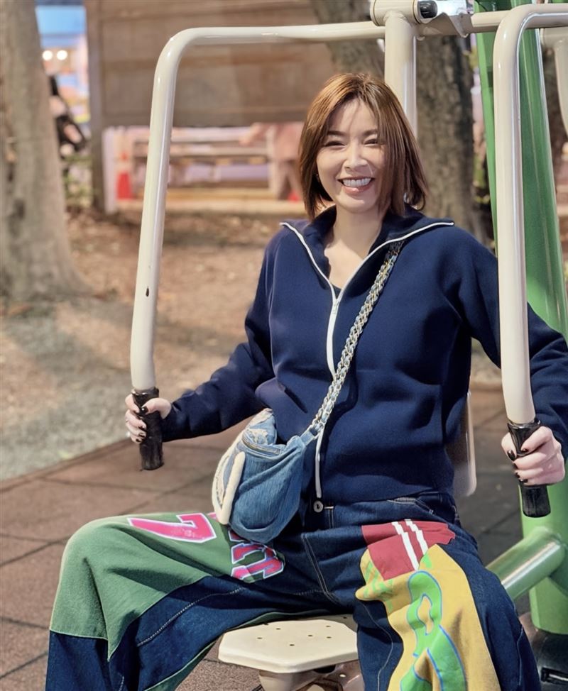 許維恩形容自己是「公園復健女王」。(圖/翻攝自IG)