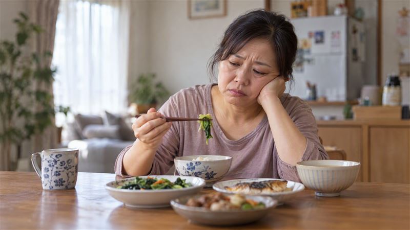女子透露，近來常常覺得吃不下，還瘦了3公斤。（示意圖／AI生成）