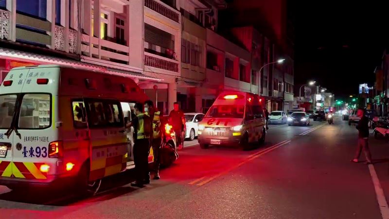 台東市酒吧衝突造成4人受傷。（圖／翻攝畫面）