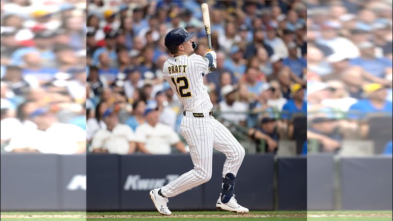 釀酒人小將普瑞特(Cooper Pratt)。(圖/翻攝自X平台 @Brewers)