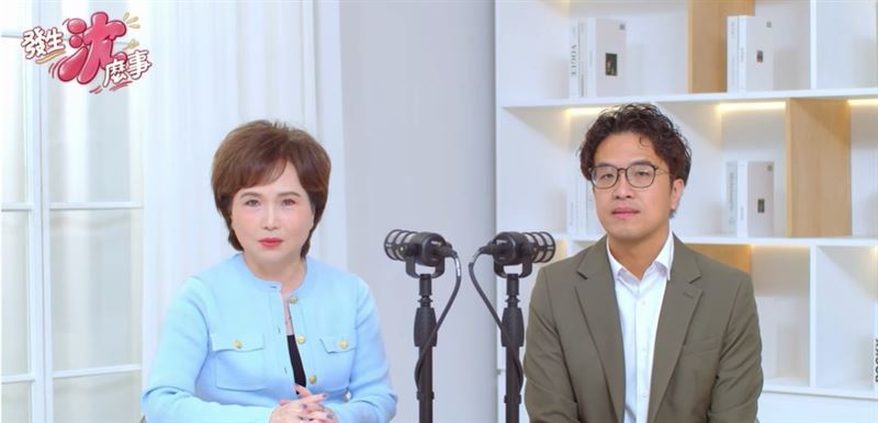 沈伯洋接受資深前主播沈春華專訪。（圖／翻攝自Youtube）