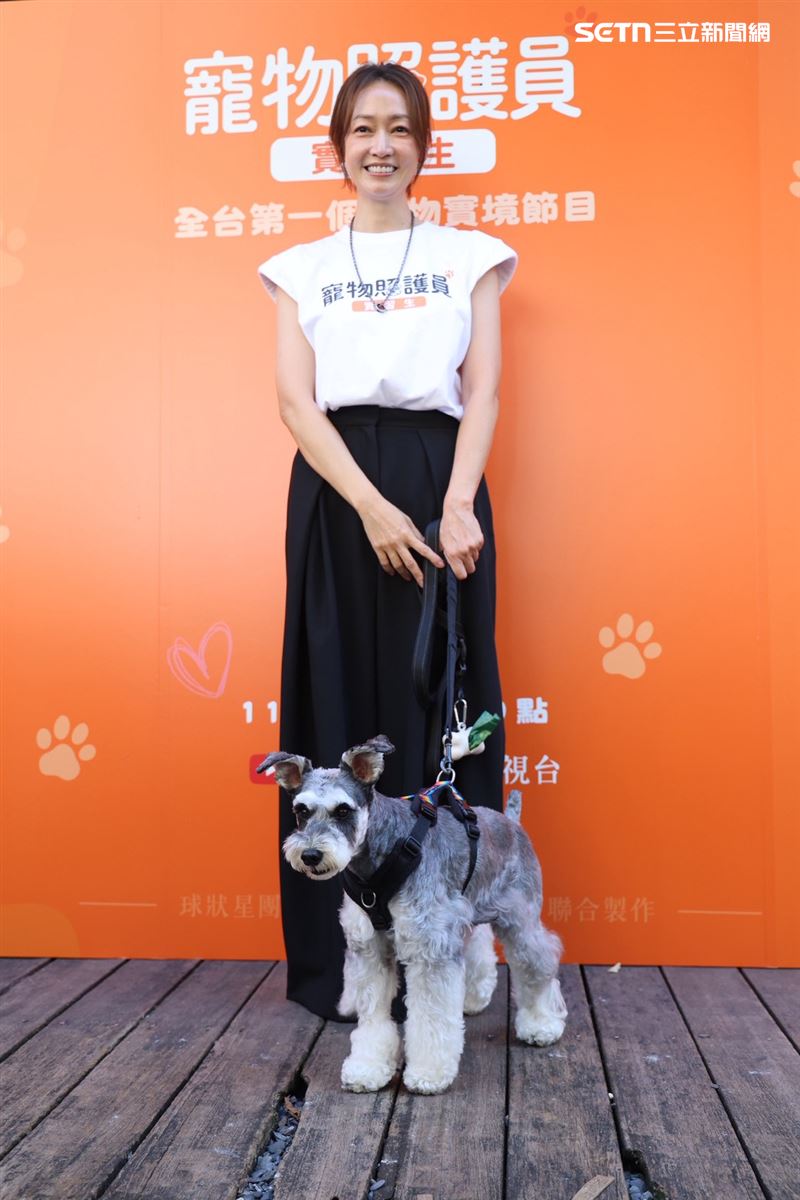 潘慧如出席《寵物照護員實習生》播出記者會。(圖/記者鄭孟晃攝影)