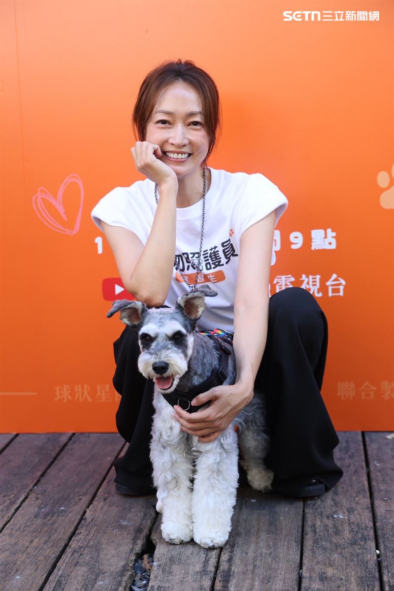 潘慧如出席《寵物照護員實習生》播出記者會。(圖/記者鄭孟晃攝影)
