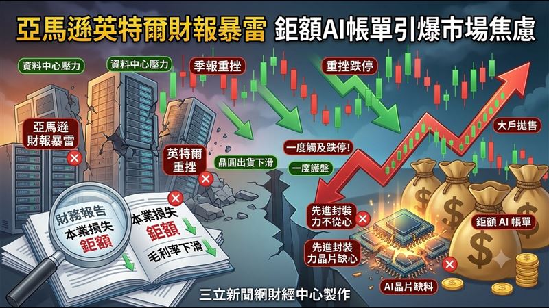 亞馬遜、英特爾財報暴雷　這疑慮徹底暴露