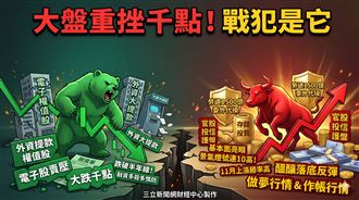 【盤後】大盤重挫千點　戰犯是它！