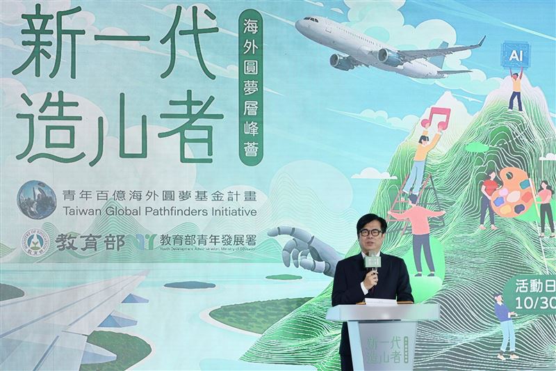 高雄市長陳其邁於開幕式致詞指出，今年高市府共有4項提案獲選，涵蓋青年局、教育局及環保局，展現高雄跨局處推動青年國際參與的多元布局。（圖／高雄市青年局提供）