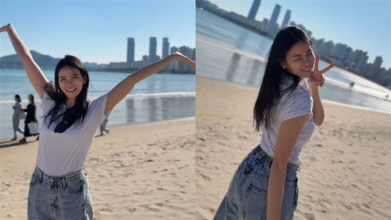 釜山沙灘超震撼　蘿莉塔嘆台灣海邊垃圾多