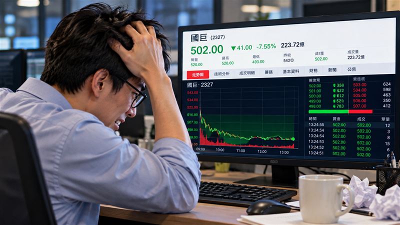 國巨跌破500元又拉回！3大投顧目標價曝光