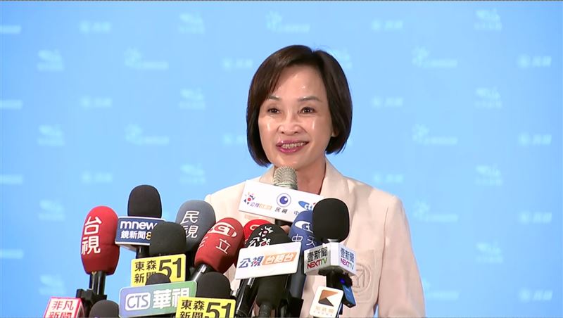 國民黨高雄市長候選人柯志恩。（圖／翻攝畫面）