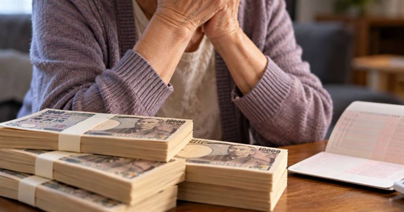 日本72歲阿嬤拿出100萬日圓協助孫子繳交大學學費,卻因半年等不到一句感謝而感到失落。(示意圖/AI生成)