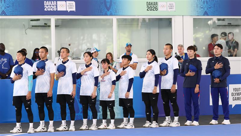 台灣5人制棒球代表隊擊敗地主塞內加爾。(圖/代表團提供)