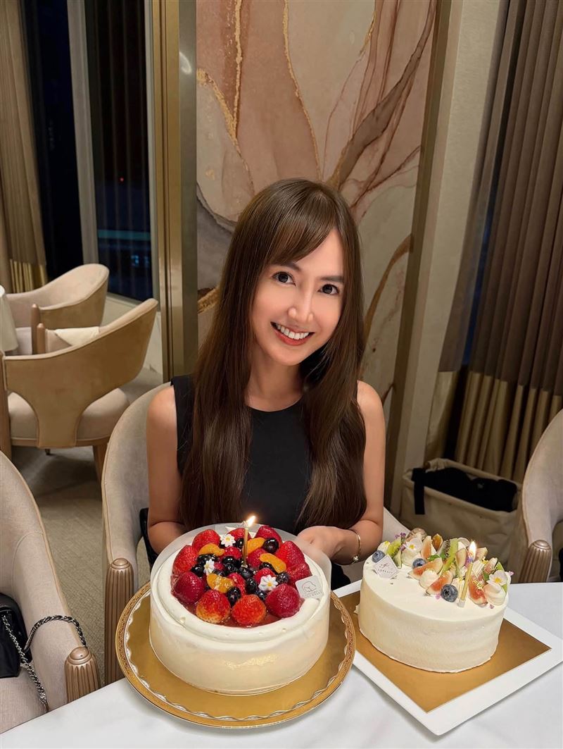 翁滋蔓迎來40歲生日。(圖/翻攝自臉書)