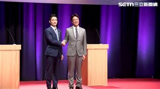 蔣萬安、沈伯洋辯論先握手！畫面曝光