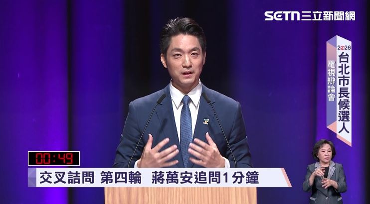交叉詰問第四輪蔣萬安追問沈伯洋答（圖／翻攝畫面）