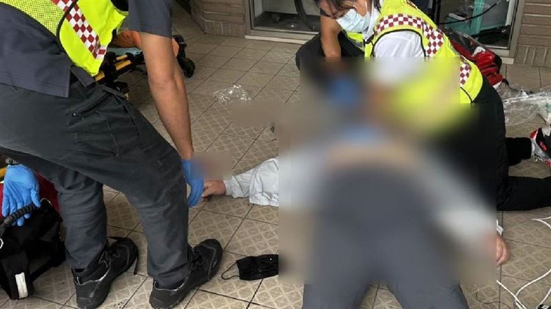 台中男突路倒⋯頭部濺血！無呼吸心跳了