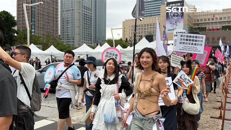 第24屆台灣同志遊行。（圖／記者楊忠翰攝影）