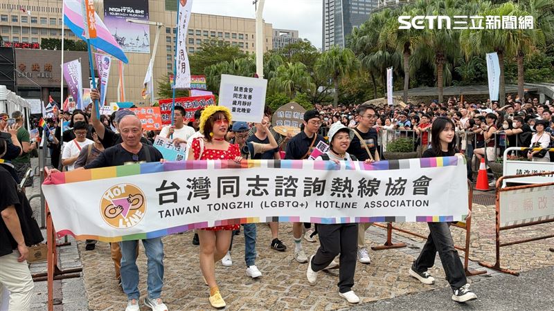 第24屆台灣同志遊行。（圖／記者楊忠翰攝影）