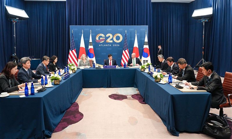 盧比歐今、明兩天在美國喬治亞州亞特蘭大主持20國集團（G20）外長會議。（圖／翻攝自X平台 @SecRubio）