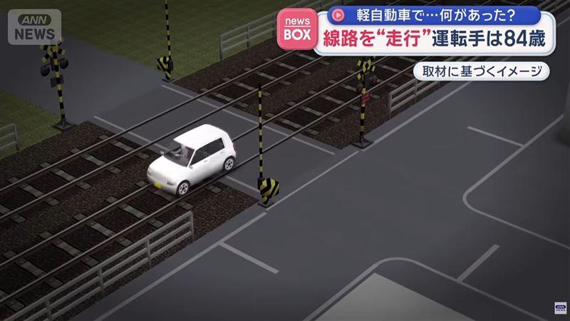 日84歲老婦沿鐵軌開車200米　被電車撞死