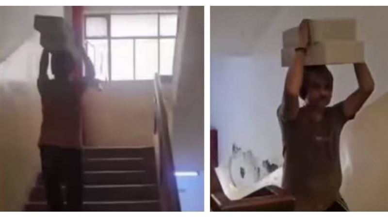 4部電梯只給住戶搭？工人被迫扛磚爬21樓